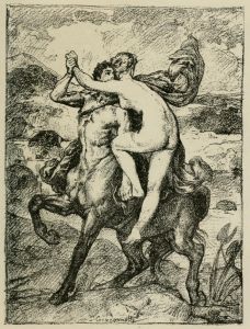 Nymphe et Centaure, d'après Felix-Henri GIACOMOTTI, 1880 ; © Internet Archive (https://archive.org)