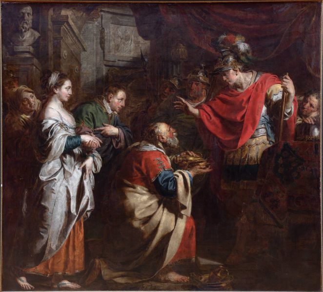 tableau, La continence de Scipion
Alexandre le Grand (Ancien titre)
Scène de la vie d'Alexandre (Ancien titre)