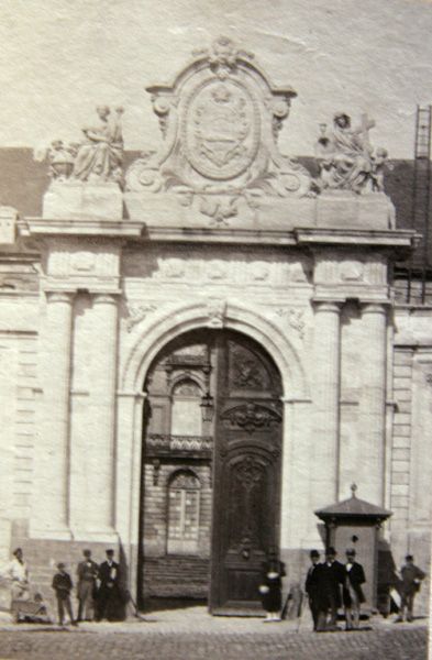 Arras. Le portail d'honneur de l'abbaye Saint-Vaast