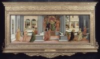 Sandro Botticelli et Filipino Lippi, Scène de l’histoire d’Esther : Esther choisie par Assuérus
Vers 1475, Tempera sur bois
Chantilly, musée Condé