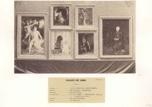 Album photographique des œuvres d'art achetées par l'Etat, Salon de Paris de 1883, n°18 ; © MICHELEZ G. (photographe) ; © Archives nationales, Pôle image