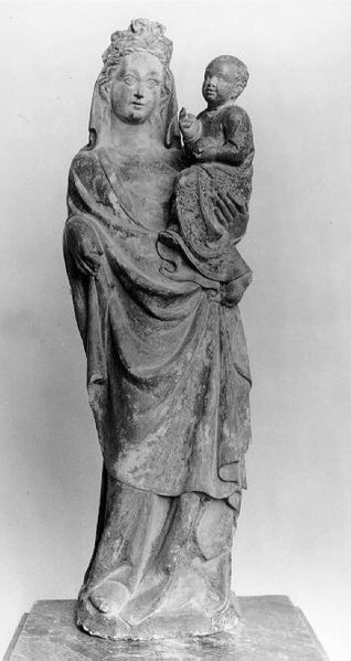 statue, Vierge et l'Enfant
