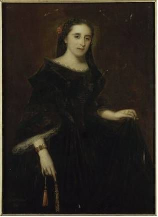 tableau, Portrait de femme en noir
Portrait de femme en noir (la marquise d'Autane de Forcalquier?)