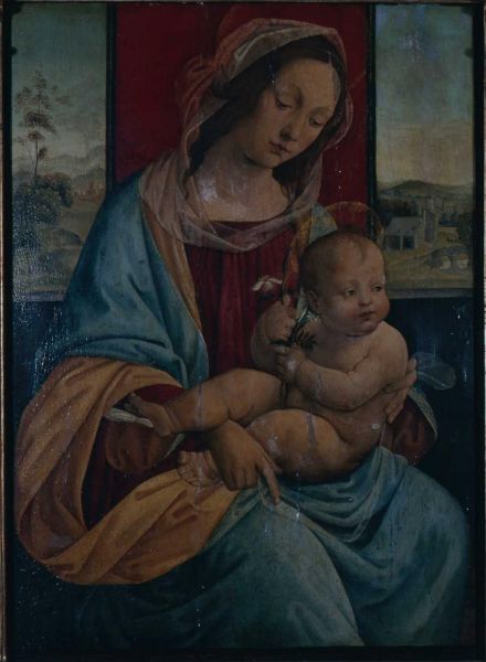 tableau, La Vierge à l'Enfant
