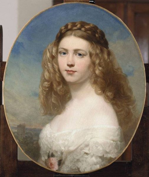 tableau, Portrait de la princesse Amélie de Bavière
Portrait de la princesse Lubomirska (ancien titre)