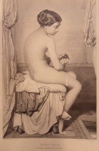 Jeune fille, Léopold FLAMENG d'après Eugène Emmanuel AMAURY-DUVAL, gravure ; © FLAMENG Léopold (graveur) ; © Musée du Louvre