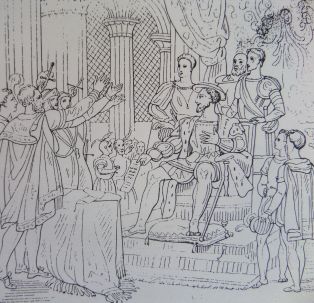 François Ier refusant l'offre des Gantois ; © RÉVEIL Etienne Achille (graveur) ; © Gallica, Bibliothèque nationale de France (BNF)