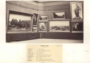 Tableaux commandés ou acquis par le service des Beaux-Arts : Salon de Paris de 1865 (feuille n°20) ; © MICHELEZ G. (photographe) ; © Archives nationales, Pôle image