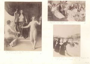 Album photographique des œuvres d'art achetées par l'Etat, Salon de Paris de 1891, n°34 ; © Archives nationales, Pôle image ; © MICHELEZ G. (photographe)