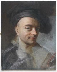 Maurice Quentin de La Tour, Autoportrait à la toque d’atelier, 1742, Saint-Quentin, Musée Lécuyer.