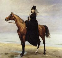 CAROLUS-DURAN, Au bord de la mer Mademoiselle Croizette ou CAROLUS-DURAN, Pauline-Marie-Charlotte née Croizette (1873) - Tourcoing, Musée des Beaux-Arts
