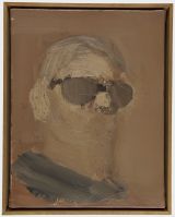 Autoportrait [aux lunettes], 1980
huile sur toile
35 x 27 cm
Collection particulière
