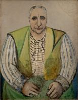 Portrait de Gertrude Stein, 1935
huile sur toile
116 x 89 cm
Collection Département du Morbihan, (Fonds Tal Coat) / Domaine de Kerguéhennec. Donation M. Jean-Pierre Bénézit
