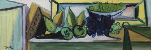 Pommes et poires, 1944
huile sur toile
36 x 108 cm
Collection particulière, Genève