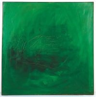 Vert dans l’abrupt, entre 1962 et 1964
huile sur toile
147 x 147 cm
Fonds Régional d’Art Contemporain de Bretagne, Rennes. N° Inv. : 83265