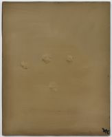 Quatre points dans l’abrupt, 1972
huile sur toile
81 x 65 cm
Galerie Christophe Gaillard, Paris